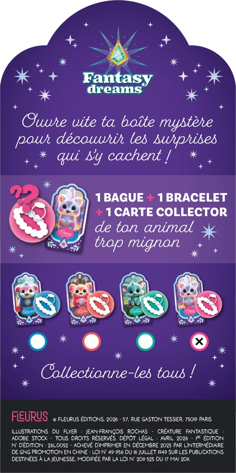 Mes Bijoux Surprise NOVA – Kit Créatif Bracelet, Bague & Carte Scintillante
