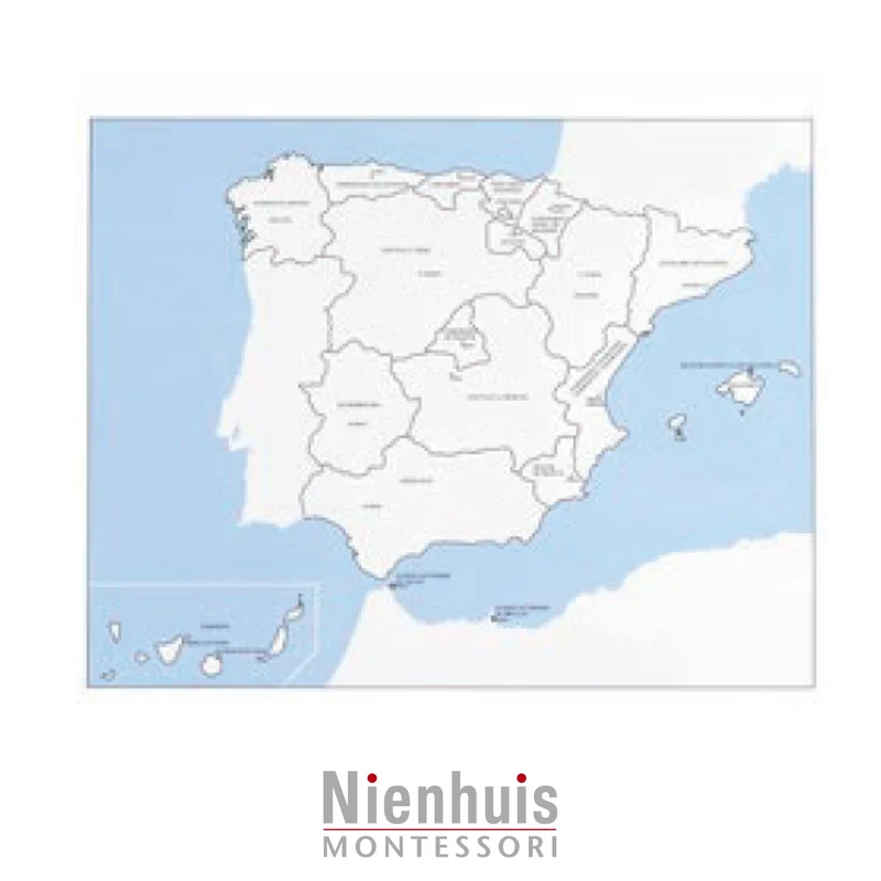 Carte de contrôle de l'Espagne (espagnol)