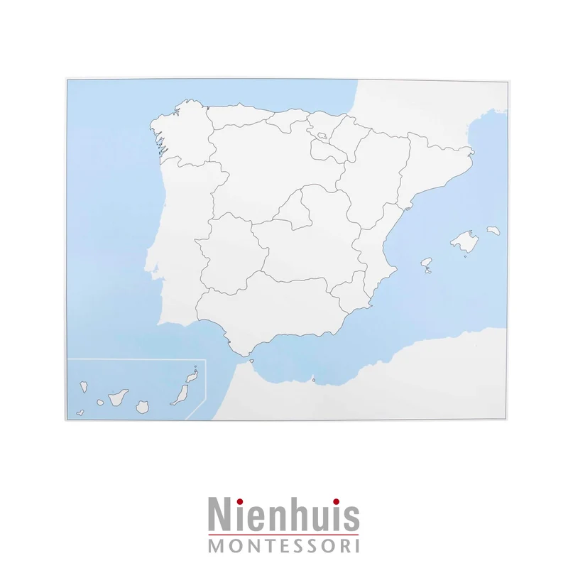 Carte de contrôle de l'Espagne : muette