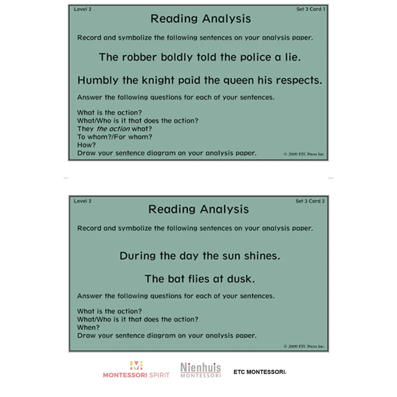 Sentence Analysis Level 6-9
