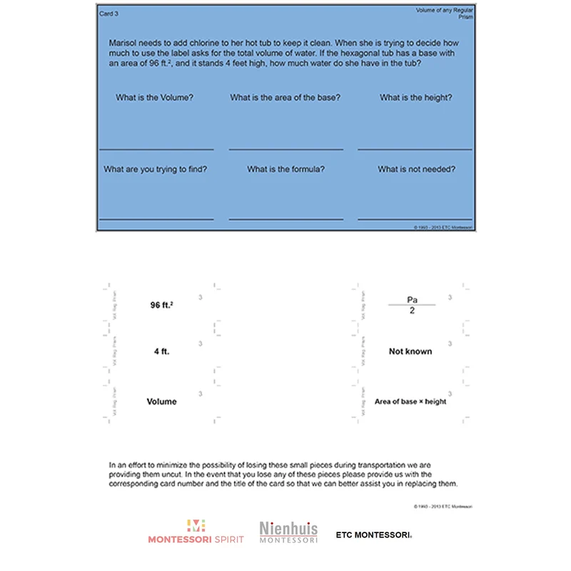 Upper Elementary Geometry - Volume