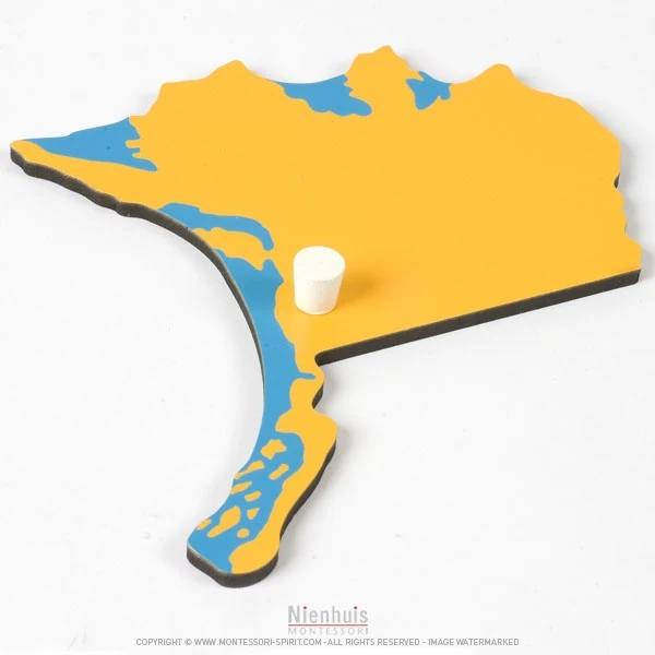 Pièce puzzle d'Amérique du Nord : Alaska