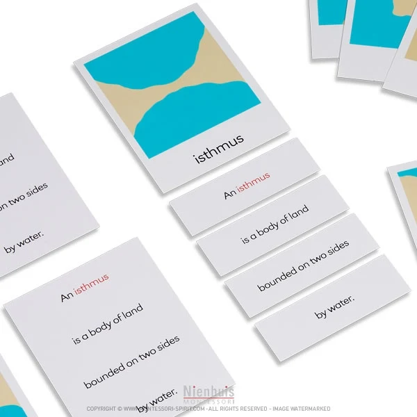 Cartes des formes de la terre et des mers (anglais)