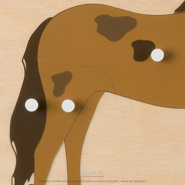 Puzzle animal : cheval