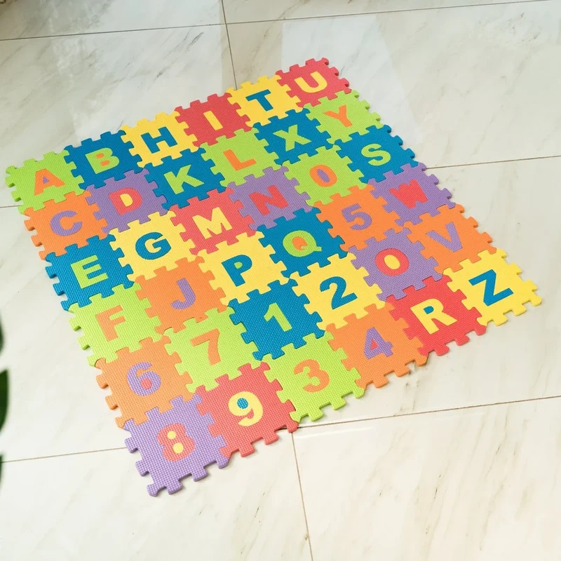 Kids EVA Mini Alphabet & Numbers 36 Pack