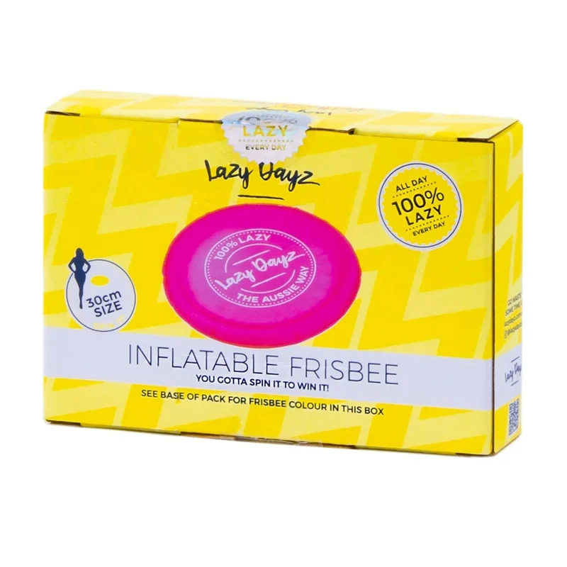 Pink Lazy Dayz Inflatable Frisbee