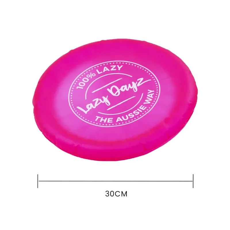 Pink Lazy Dayz Inflatable Frisbee
