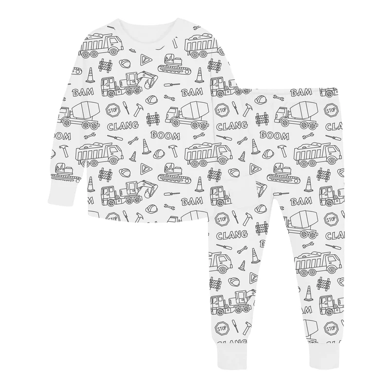 Coloriage Montessori Pyjama