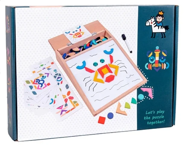 🧲 Puzzle Magnétique Montessori – Tableau Créatif & Éducatif pour Enfant