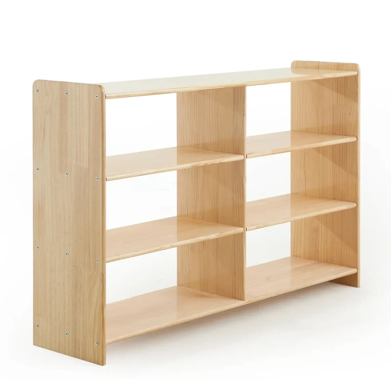 Armoire de rangement en bois Montessori