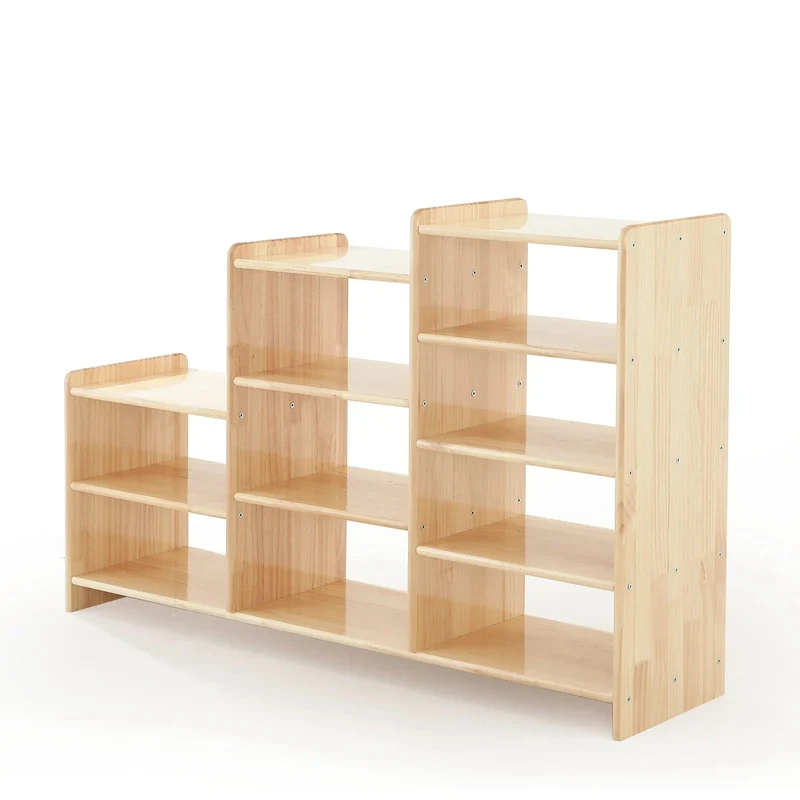 Armoire de rangement en bois Montessori