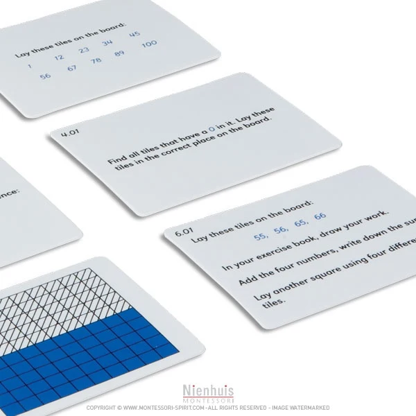 Exercices pour tableau de cent (en anglais)