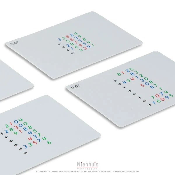 Exercices pour table de points (en anglais)