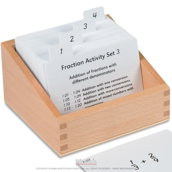 Exercices pour fractions n°3 (en anglais)