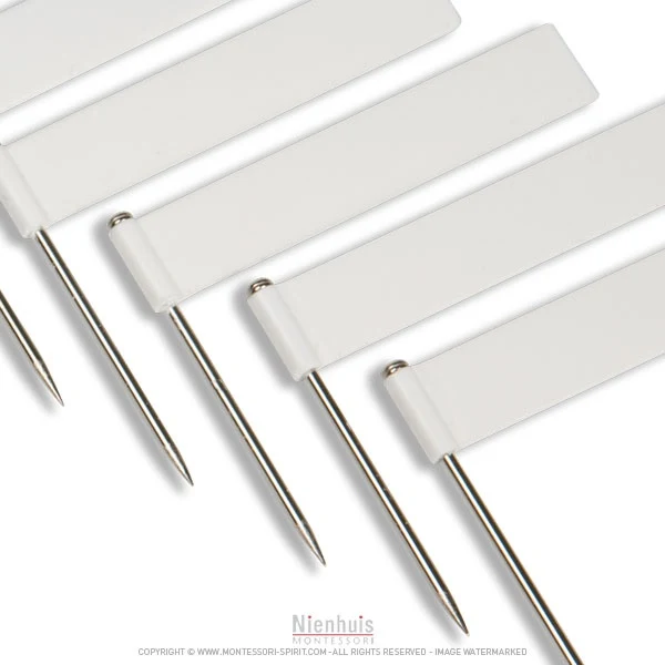 Drapeaux supplémentaires blanc x10