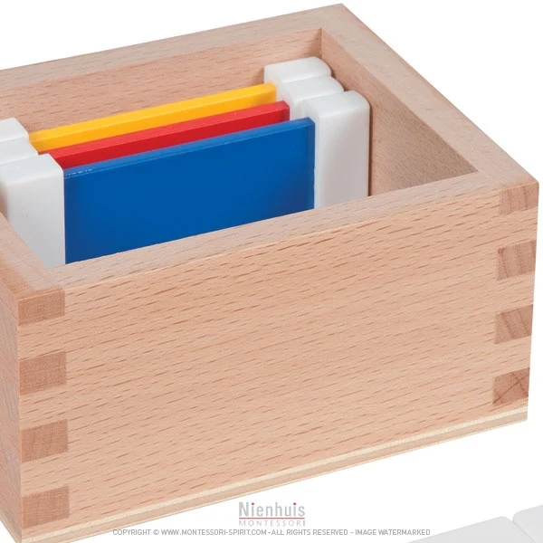 Première boite des tablettes de couleurs