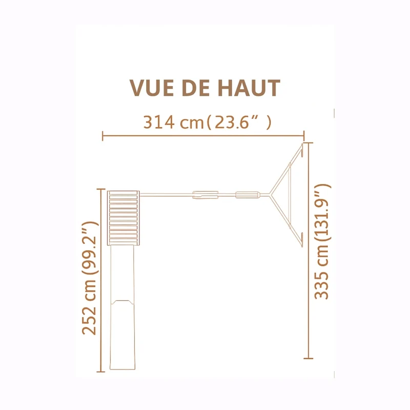 Balançoire double avec Toboggan et Echelle d’escalade – Enfant 3-8 ans - Aire de jeux Montessori sécurité & joie au jardin - Livraison Octobre 2025