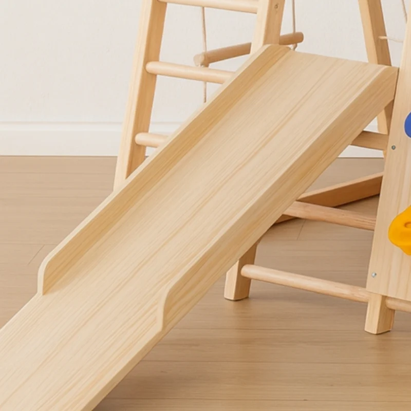 Aire de jeux Intérieur Montessori | avec Prises d'Escalade & Toboggan | enfant 3-7 ans