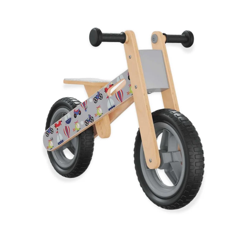 Draisienne Evolutive Bois 3-6 ans - Motif Jungle | Renard | Véhicules - STYL