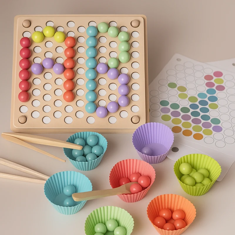 Jeu de tri Montessori 3 ans | Apprendre les couleurs | Concevoir formes et objets
