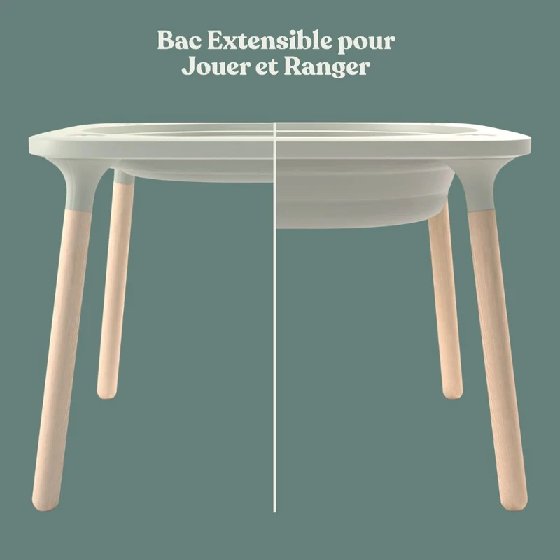 Table de jeux 4 en 1 Montessori en bois FSC®