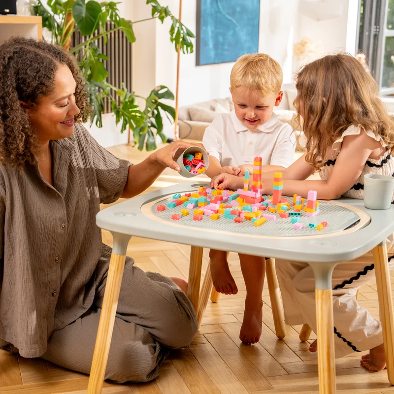 Table de jeux 4 en 1 Montessori en bois FSC®
