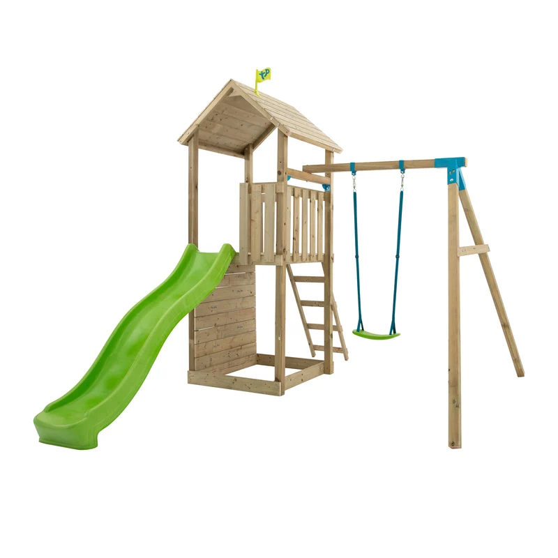 Bras de portique balançoire simple avec siège pour aire de jeux SKYWOOD bois FSC®