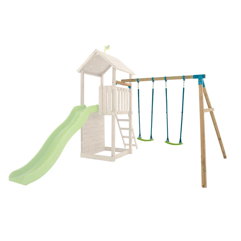 Bras de portique balançoire double avec sièges pour aire de jeux SKYWOOD bois FSC®