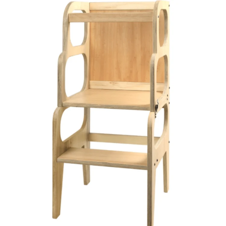 Tour Montessori 3‑en‑1 en bois – Observation, Bureau & Tableau | Le Petit Montessori