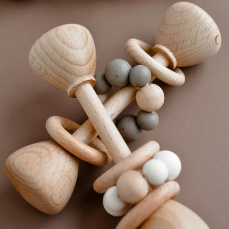 Hochet En Bois Montessori - Made in France