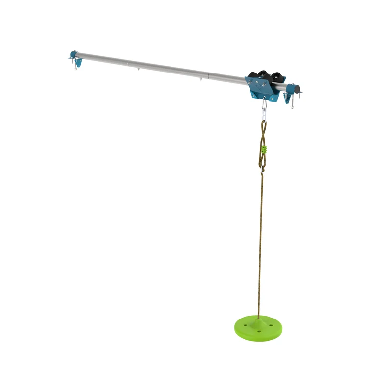 Filet d’escalade et tyrolienne pour aire de jeux Skywood bois FSC®