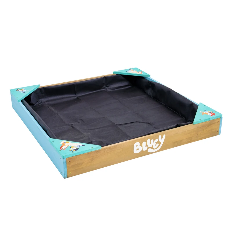 Bac à sable enfant BLUEY avec bâche et couverture bois FSC®