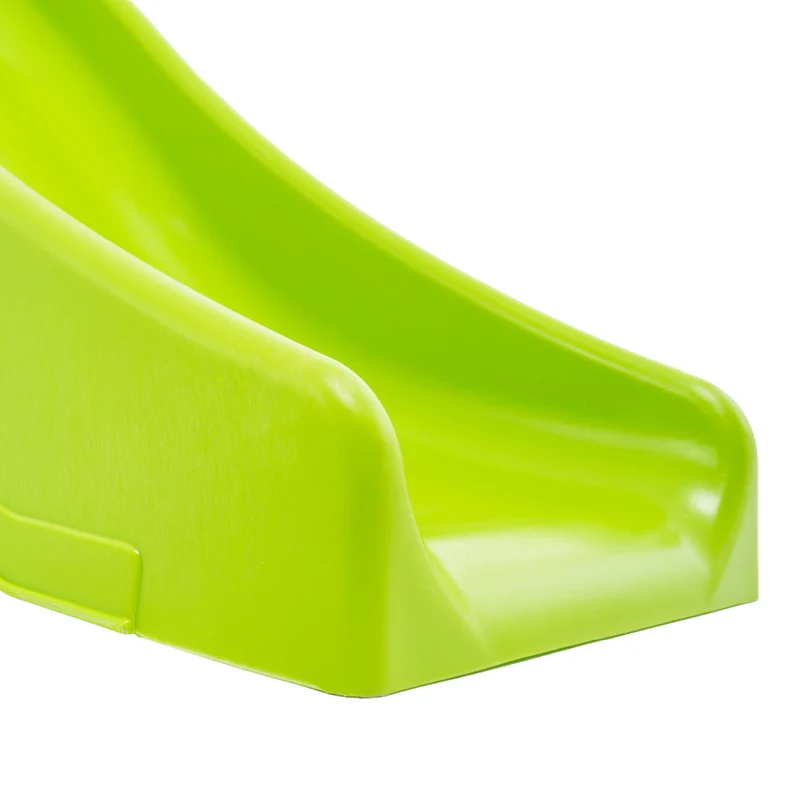 Toboggan ondulé L175 cm - dès 3 ans - 3 marches - vert pomme