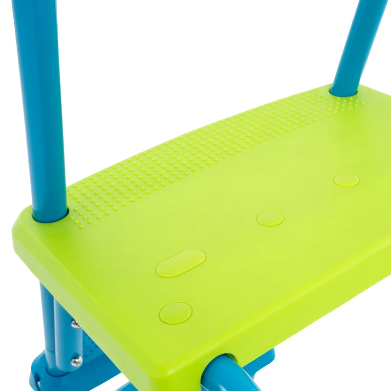 Toboggan ondulé L220 cm - 3-10 ans - 4 marches - vert pomme