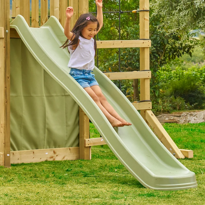Glissière de toboggan ondulée L220 cm - H120 cm - vert kaki - RIPPLE