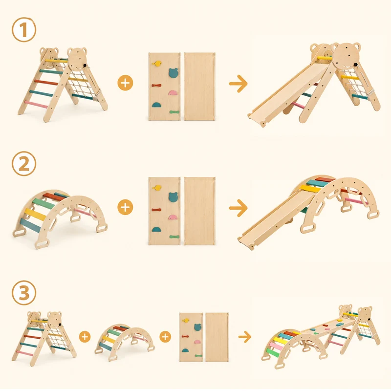 8-in-1 Montessori Climbing Set
