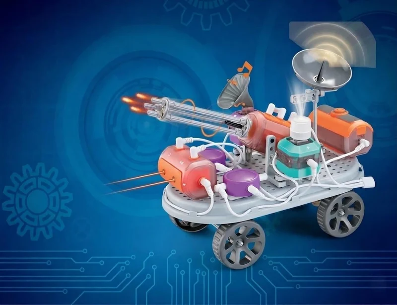 STEM Elektronik Baukasten Kinder – 201 Teile Technik Experimentierkasten