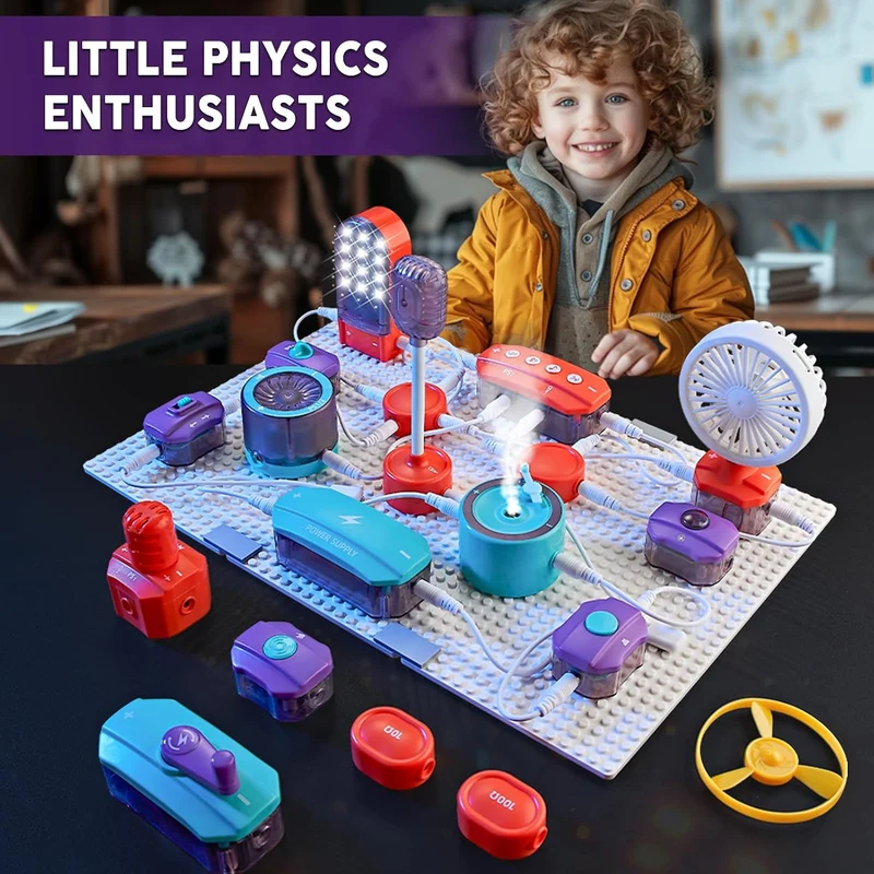 Elektronik Experimentierkasten Kinder – 150 Stromkreis Experimente