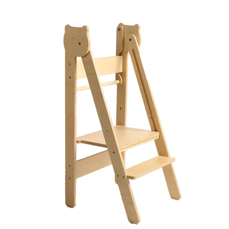 Montessori Lernturm klappbar – Höhenverstellbar & platzsparend