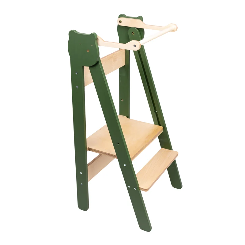 Montessori Lernturm klappbar – Höhenverstellbar & platzsparend