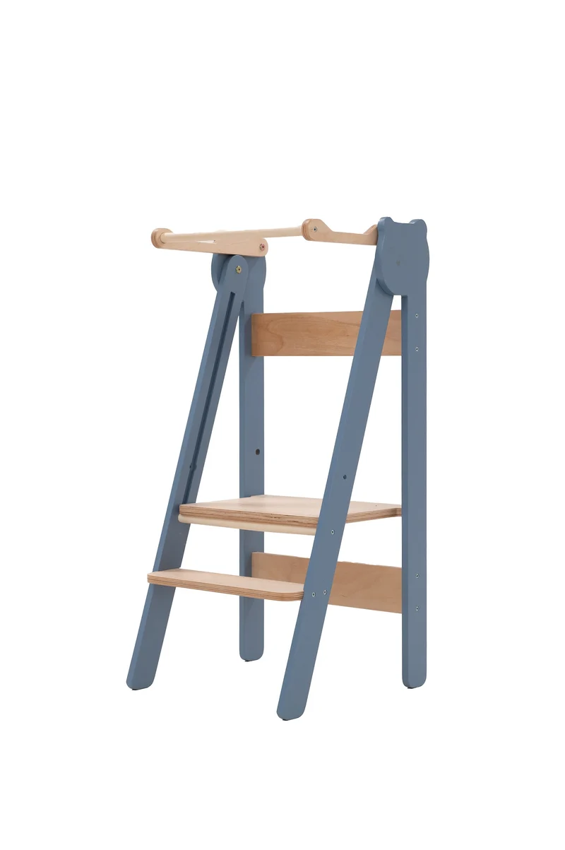 Montessori Lernturm klappbar – Höhenverstellbar & platzsparend