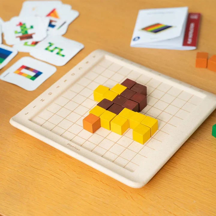 Montessori Zählwürfel – Buntes Mathematik Lernspielzeug aus Holz