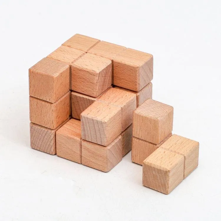 Klassensatz SOMA-Würfel aus Holz – 3D Gehirntraining & Mathematikspielzeug