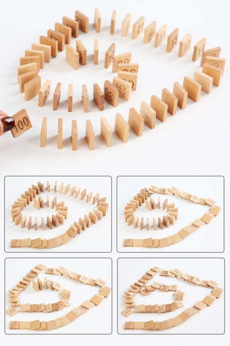 Montessori Zahlenbrett 1–100 aus Holz – Lernspiel für Zahlenverständnis & Logik