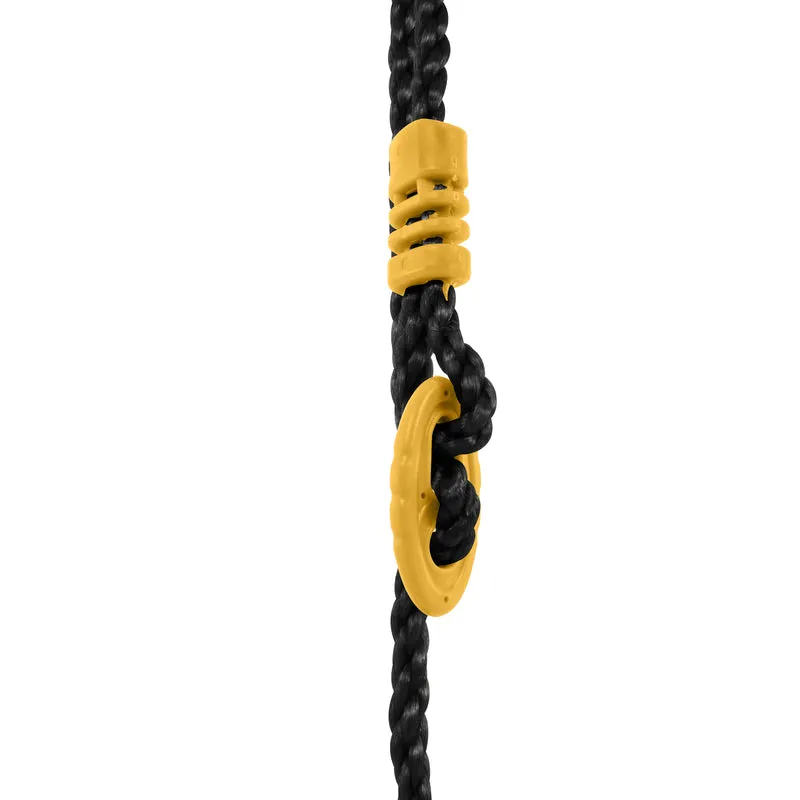 Balançoire trapèze en métal pour portique H190-250cm vert kaki