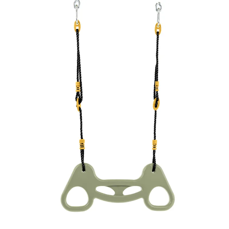 Trapèze 3 en 1 pour portique H190-250 cm vert kaki