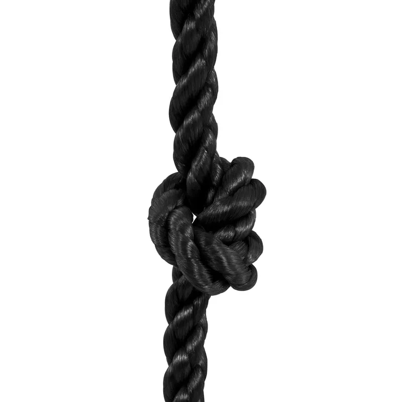 Corde à nœuds pour portique H190-250 cm noir