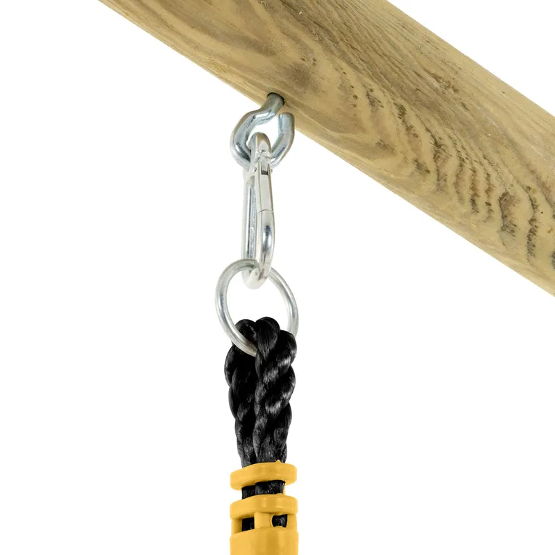 Corde à nœuds pour portique H190-250 cm noir