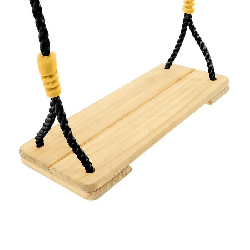 Balançoire en bois et corde pour portique H190-250 cm