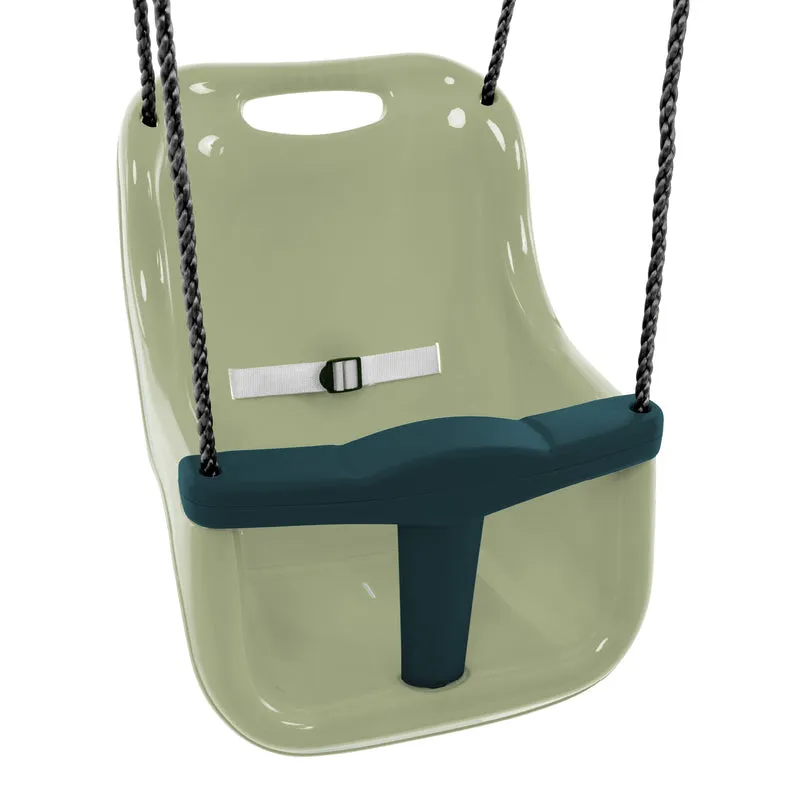 Balançoire siege bébé pour portique H190-250cm vert kaki